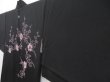 Photo2: 4108T05z680 Vintage Japanese Kimono Silk HAORI Plum blossom Embro (2)