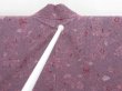 Photo5: 4110T10z530 Vintage Japanese Kimono Silk HAORI Flowers Light purple (5)