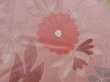 Photo4: 4113T06z560 Vintage Japanese Kimono Silk HAORI Chrysanthemum Pink (4)