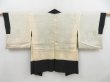 Photo6: 4113T13z520 Vintage Japanese Kimono Silk HAORI Leaf Black (6)