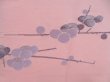 Photo4: 4114T01z580 Vintage Japanese Kimono Silk HAORI Plum blossom Pink (4)