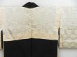 Photo8: 4114T05z550 Vintage Japanese Kimono Silk HAORI Chrysanthemum Black (8)