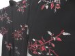 Photo2: 4114T10z650 Vintage Japanese Kimono Silk HAORI Branch Black (2)