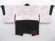 Photo6: 4114T10z650 Vintage Japanese Kimono Silk HAORI Branch Black (6)