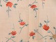 Photo3: 4117T03z560 Vintage Japanese Kimono Silk HAORI Flower Light peach (3)