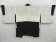 Photo6: 4118T13z640 Vintage Japanese Kimono Silk HAORI Rose Black (6)