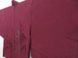 Photo2: 4120T03z280  Japanese Kimono Silk See through HAORI  Dark grape (2)