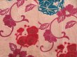 Photo5: 4120T08z630 Vintage Japanese Kimono Silk HAORI Plum blossom Peach (5)