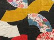 Photo3: 4120T09z520 Vintage Japanese Kimono Silk HAORI Jigami Black (3)