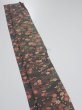 Photo3: 2i08z40  Japanese Kimono Silk  FABRIC Plum branch Green-Gray 58.3x7.3 (3)