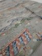 Photo4: 2Q10z30  Japanese Kimono Silk  FABRIC Heian noble Gray 33.1x7.5 (4)