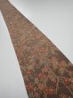 Photo1: 2Q08z50  Japanese Kimono Crepe Silk  FABRIC Plum tree Brown 59.1x6.9 (1)