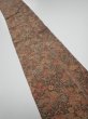 Photo1: 2Q10z30  Japanese Kimono Crepe Silk  FABRIC Plum tree Brown 37.0x6.9 (1)