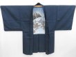 Photo4: 4124T01z540 Vintage Japanese Kimono Silk Men's HAORI Daimyogyoretsu (4)