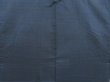 Photo3: 4124T09z840  Vintage Japanese Kimono Silk Men's  Oshima Dark navy (3)