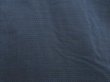 Photo4: 4124T09z840  Vintage Japanese Kimono Silk Men's  Oshima Dark navy (4)