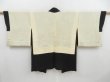 Photo6: 4124T10z500 Vintage Japanese Kimono Silk HAORI Butterfly Black (6)