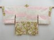 Photo6: 4124T13z550  Japanese Kimono Silk HAORI Butterfly Straw (6)