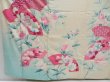 Photo6: 4128T01z860 Vintage Japanese Kimono Silk FURISODE Jigami Off-white (6)