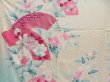 Photo8: 4128T01z860 Vintage Japanese Kimono Silk FURISODE Jigami Off-white (8)