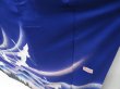 Photo4: 4128T02z1280  Japanese Kimono Silk FURISODE Flying crane Dark lavender blue (4)