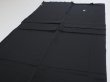 Photo4: 4C02z210  Japanese Kimono Silk  FABRIC Scenery Black 66.9x24.8 (4)