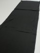 Photo4: 4J03z80 Vintage Japanese Kimono Silk  FABRIC Cloud Black 64.6x14.2 (4)