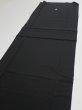 Photo4: 4K04z110  Japanese Kimono Silk  FABRIC  Black 66.9x14.6 (4)