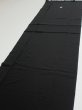 Photo6: 4K04z100  Japanese Kimono Silk  FABRIC  Black 66.5x14.6 (6)