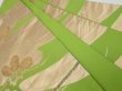 Photo3: 4206i05z710 Vintage Japanese Kimono Silk FUKURO OBI Boat Light green 166.9x11.9 (3)