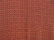 Photo3: 4207T02z470 Vintage Japanese Kimono Silk HAORI Flower Red-Brown (3)