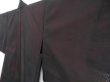 Photo2: 4207T04z300 Vintage Japanese Kimono Silk See through HAORI Flower Black (2)