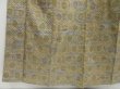 Photo4: 4211T04z760 Vintage Japanese Kimono Silk TSUMUGI Kikko Yellow ochre (4)