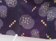 Photo8: 4211T13z740 Vintage Japanese Kimono Cotton KOMON Flower Grape (8)