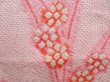 Photo5: 4214T03z490  Japanese Kimono Silk SHIBORI HAORI Flower Pink (5)