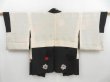 Photo6: 4214T05z610 Vintage Japanese Kimono Silk HAORI Maple Black (6)