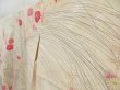 Photo2: 4214T09z740 Vintage Japanese Kimono Silk TSUKESAGE Chrysanthemum Off-white (2)