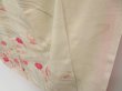 Photo4: 4214T09z740 Vintage Japanese Kimono Silk TSUKESAGE Chrysanthemum Off-white (4)