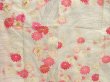 Photo8: 4214T09z740 Vintage Japanese Kimono Silk TSUKESAGE Chrysanthemum Off-white (8)