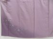 Photo5: 4214T12z750 Vintage Japanese Kimono Silk TSUKESAGE Wave Light purple (5)