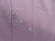 Photo8: 4214T12z750 Vintage Japanese Kimono Silk TSUKESAGE Wave Light purple (8)