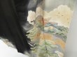 Photo4: 4215T01z730 Antique Japanese Kimono Silk TOMESODE Flying crane Black (4)