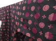 Photo2: 4215T02z590 Vintage Japanese Kimono Silk KOMON  Black (2)