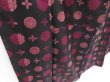 Photo3: 4215T02z590 Vintage Japanese Kimono Silk KOMON  Black (3)