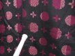 Photo6: 4215T02z590 Vintage Japanese Kimono Silk KOMON  Black (6)