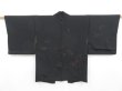 Photo2: 4215T06z520 Vintage Japanese Kimono Silk HAORI Tree Black (2)