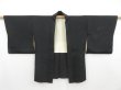 Photo4: 4215T06z520 Vintage Japanese Kimono Silk HAORI Tree Black (4)