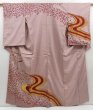 Photo1: 4217T01z1060 Vintage Japanese Kimono Silk OMESHI TSUKESAGE Chrysanthemum (1)