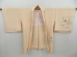 Photo6: 4217T06z580 Vintage Japanese Kimono Silk HAORI Mandarin duck Peach (6)