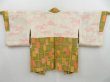 Photo6: 4217T08z580 Vintage Japanese Kimono Silk HAORI  Olive (6)